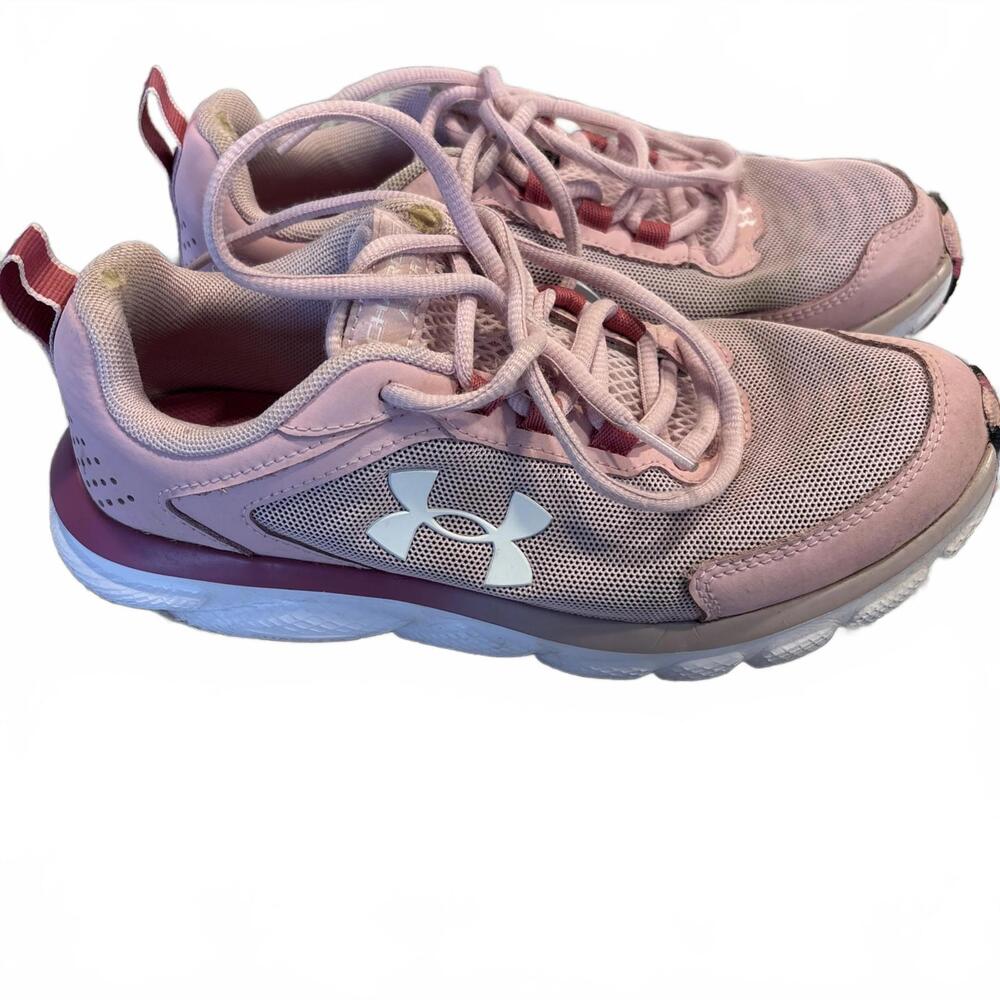 Under Armour Women's Tennis Shoes Size‎ 7 Gray PINK DUAL FOAM